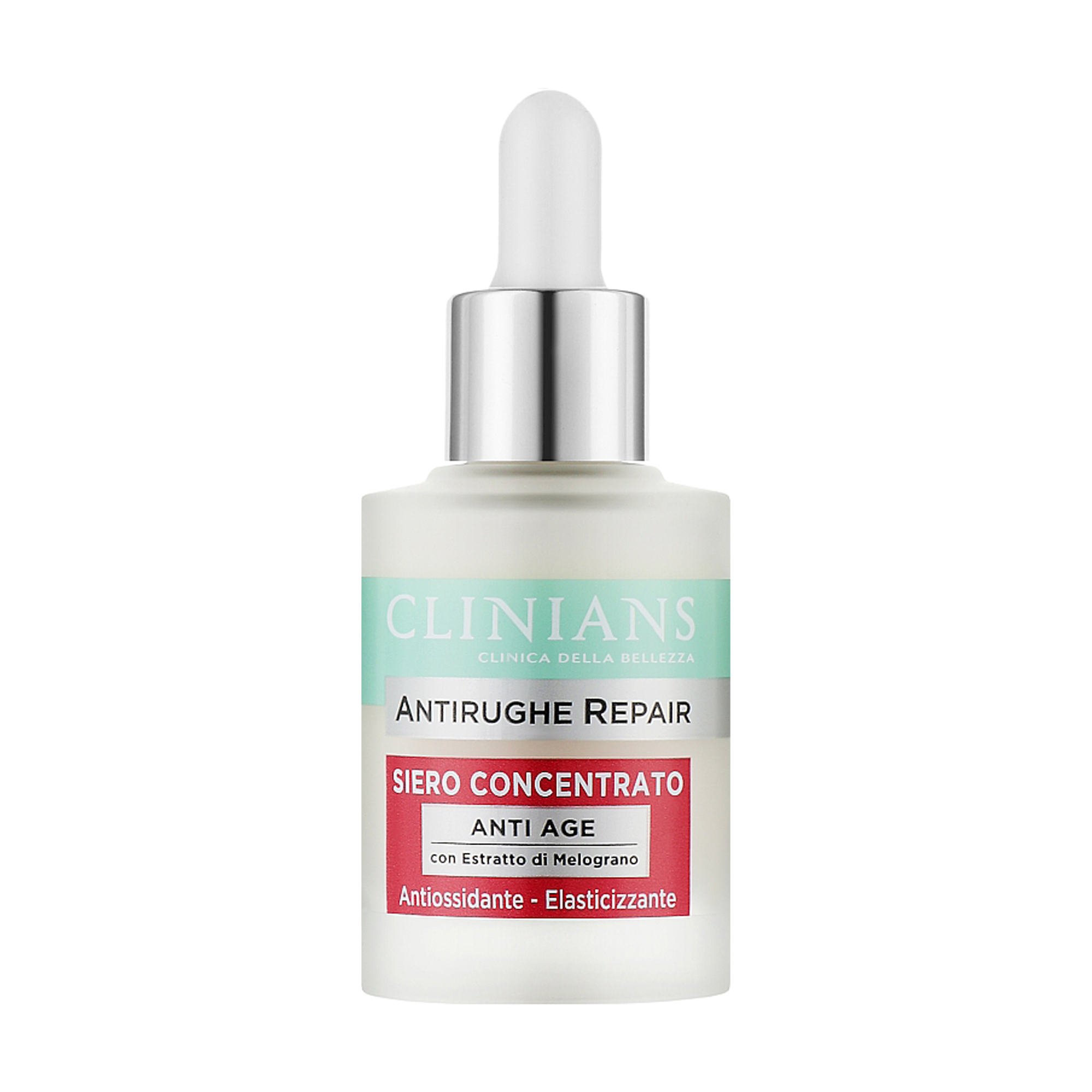 Антивікова сироватка для обличчя Clinians Antirughe Repair Concentrate Serum з колагеном та екстрактом граната, 30 мл